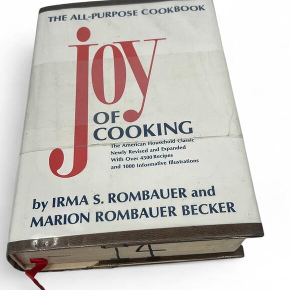 Cookbook Joy of Cooking [Hardcover] Rombauer Becker 1975 Copyright 1984 Printing - Picture 1 of 5